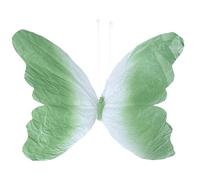 MALSSE Papillons à clipser sur une seule couche - Ne nécessite pas d'outils pour les vitrines dynamiques et les fêtes à la maison - Toile de fond en papier - Papillons