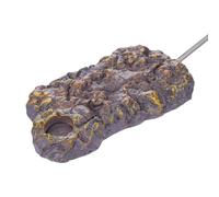 MALSSE Perchoir d'escalade en écorce simulé offrant une répartition uniforme de la chaleur pour une cage à oiseaux sécurisée et un thermostat automatique de relaxation