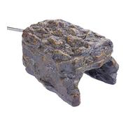 MALSSE Perchoir d'escalade en écorce simulé offrant une répartition uniforme de la chaleur pour une cage à oiseaux sécurisée et un thermostat automatique de relaxation