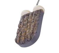 MALSSE Perchoir d'escalade en écorce simulé offrant une répartition uniforme de la chaleur pour une cage à oiseaux sécurisée et un thermostat automatique de relaxation