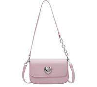 MALSSE Petit sac à bandoulière élégant en cuir PU pour les aisselles, sac à main de luxe pour femme, sac à main pour téléphone portable pour un usage quotidien, petit sac carré, violet, One Size