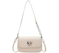 MALSSE Petit sac à bandoulière élégant en cuir PU pour les aisselles, sac à main de luxe pour femme, sac à main pour téléphone portable pour un usage quotidien, petit sac carré, beige, One Size