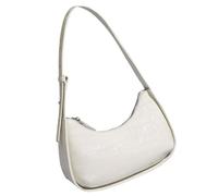 MALSSE Petit sac à bandoulière en cuir synthétique pour femme, sac à main tendance, croissant sous les aisselles, pour voyage, petit sac à main pour femme, mode féminine, en cuir PU, D, One Size