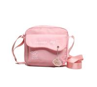 MALSSE Petit sac à bandoulière en nylon avec pendentif à fermeture éclair pour femme et adolescente, Vert, One Size