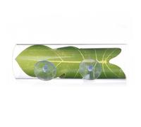 MALSSE Petit tunnel artificiel transparent pour aquarium - Tube pour embellir un aquarium - Poisson vert