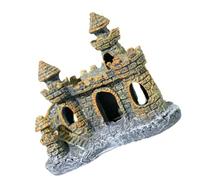 MALSSE Phare artificiel délicat pour aquariums, terrarium, paysage, crevettes, arbre, décoration d'habitat, décoration de châteaux sous-marins