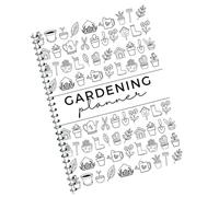 MALSSE Planificateur de jardin et journal de jardin de fleurs, carnet de suivi guidé, agenda de jardinage pour agriculteurs, enregistre la fertilisation des plantes