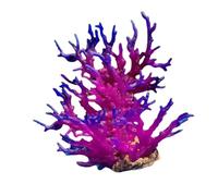 MALSSE Plante aquatique artificielle colorée Coraux Ornements d'aquarium Décoration paysage pour embellir l'aquarium Aspect aménagement paysager Ornements d'aquariums Grand format