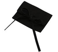 MALSSE Pochette à bijoux portable polyvalente et organiseur de bijoux pour voyage avec souvenirs, tissu en cuir synthétique, taille unique, Comme décrit