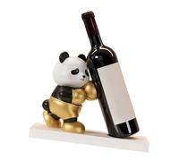 MALSSE Porte-bouteille de vin panda ajoute une touche artistique à la décoration du salon ou du bureau