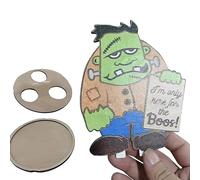 MALSSE Porte-bouteilles de vin en bois pour boissons de Noël pour la maison, fête, rangement de vin