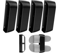 MALSSE Porte-chaussures empilable au-dessus de la porte pour des espaces de vie compacts. Dispose d'une double option de montage et d'un design économe en espace. Organiseurs de chaussures