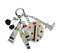 MALSSE Porte-clés pour sacs à main - Accessoire de sac à main - Porte-clés pour femme et amateur d'art - Breloque de sac artistique