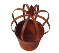 MALSSE Pots de fleurs amovibles en forme de couronnes avec couronnes amovibles - Convient pour un jardinage élégant - Coiffe royale - Pots de fleurs de jardin