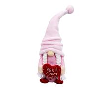 MALSSE Poupée Nain de Mère Tomte Suédoise Nisse Scandinave Décoration Rudolph (Fête des Mères) Coeur Fleur Jouet