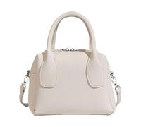 MALSSE Sac à bandoulière assorti pour femme, sac à main en cuir PU, sac à main décontracté, couleur unie, bandoulière assortie pour femme, sac à bandoulière en cuir synthétique, avec poignée sur le