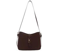 MALSSE Sac à bandoulière élégant pour femme, sac à main tendance avec sangle réglable, sac à bandoulière en cuir PU, sac à main sous les aisselles, sac de transport pour femme, café, One Size