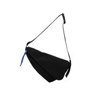 MALSSE Sac à bandoulière triangulaire tendance décontracté avec intérieur spacieux, sac à bandoulière décontracté pour un voyage délicat au quotidien, Noir , One Size