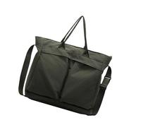 MALSSE Sac à bandoulière unisexe en nylon léger avec sangle réglable pour un usage quotidien, les voyages ou le travail, Vert, One Size