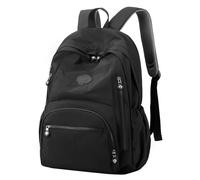MALSSE Sac à dos de voyage pour étudiant ou école - Grande capacité - Décontracté - Résistant à l'eau - Grande capacité - Pour ordinateur portable, Noir