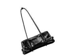 MALSSE Sac à main pour femme avec poignée sur le dessus, fermeture éclair sur les épaules, style motard, rétro, pour tous les jours, sac à main pour femme avec bandoulière assortie, Noir , One Size