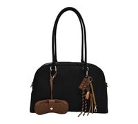 MALSSE Sac de bowling pour femme de grande capacité, sac à bandoulière avec poignée sur le dessus, cuir PU, aisselle, élégant, aisselle, sac à main de grande capacité, sac à main assorti à l'épaule