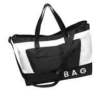 MALSSE Sac de fitness Bagage de voyage grande capacité d'entraînement couleur contrastée pour le week-end Sport Fitness Voyage Bagage résistant à l'eau