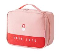 MALSSE Sac de rangement portable pour traumatismes en plein air, grande capacité, organiseurs médicaux, pilules, bouteilles, a
