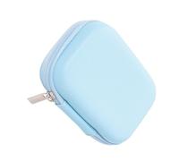 MALSSE Sac de rangement pour appareil photo - Coque rigide antichoc - Étui de protection de voyage - Câble de remplacement numérique, bleu