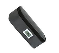 MALSSE Sac de rangement thermique en aluminium avec moniteur numérique étanche pour médicaments et camping périssables Sac de réfrigérateur clinique avec observation de la température