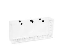 MALSSE Sac d'observation de poisson pliable transparent Sacs de pesage extérieur Leurre Récipient de pêche avec échelle pour la pêche en plein air Sac de pesée transparent Conteneur