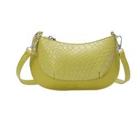 MALSSE Sac pour femme - Couleur bonbon - Petit sac à bandoulière en cuir synthétique - Messagers tendance - Pour femme - Bandoulière tendance - Couleur bonbon - Sac en cuir PU, Vert, One Size