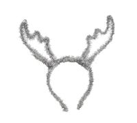 MALSSE Serre-tête pour le Nouvel An, accessoires photo, bandeau blingbling, karaoké, fête, cerceau à cheveux en bois de Noël pour fête de Noël, couvre-chefs pour adultes