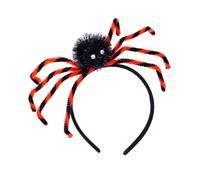 MALSSE Serre-tête sur le thème d'Halloween avec araignées - Broche - Accessoire pour cheveux - Accessoire de déguisement pour adultes et enfants