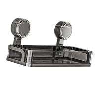 MALSSE Solution de rangement de salle de bain facile à installer avec ventouse puissante, convient aux locataires et aux propriétaires d'organisateurs muraux