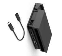 MALSSE Station de charge multifonction 4K 30Hz avec concentrateurs USB C amovibles pour console