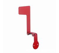 MALSSE Support de boîte aux lettres en métal facile à installer pour jardin, extérieur, système d'alerte courrier, résistant à la rouille, design contemporain, simple à installer, support de boîte aux