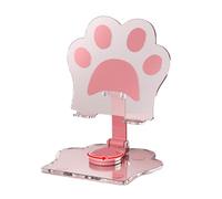 MALSSE Support de bureau pliable en acrylique transparent pour tablette et liseuse électronique