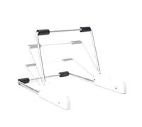 MALSSE Support de tablette ergonomique réglable en hauteur - En alliage d'aluminium - Pliable - Pour le travail, l'étude, la cuisine