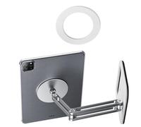 MALSSE Support de tablette rotatif extensible, pliable, base en aluminium, contrôle de la tension, support de tablette pliable en aluminium