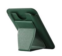 MALSSE Support de téléphone pliable - Porte-cartes avec support en cuir PU pour appareils mobiles, téléphone et cartes