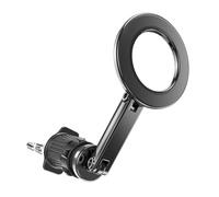 MALSSE Support de téléphone robuste N52 pour grille d'aération de voiture - Stabilisateurs inclinés réglables - Design pliable - Pour tous les modèles de smartphones - Prise en main sûre - Support de