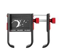 MALSSE Support de téléphone rotatif en aluminium résistant aux chocs pour guidon de moto, scooter, vélo, téléphone portable, support de téléphone en aluminium