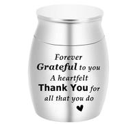 MALSSE Urne funéraire simple pour cendres funéraires - Pour usage quotidien - En métal - Pour cendres humaines