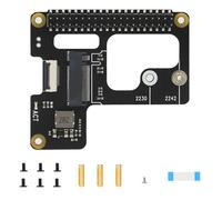 MALSSE X1100 Carte d'extension de disque dur SSD 2,5" PCIE vers M. NVME SSD pour 5 cartes d'extension de stockage