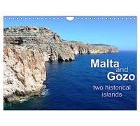 Malta and Gozo two historical islands (Wall Calendar 2026 DIN A4 landscape), CALVENDO 12 Month Wall Calendar: Wonderful mediterranean landscape