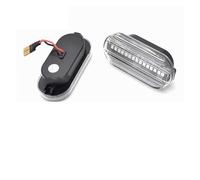 MALTAY Clignotant De Rétroviseur 2 Feux De Position Latéraux Pour Seat Pour Ibiza 6L, Pour Cordoba, Pour Toledo, Pour Leon, Clignotants Dynamiques À LED(Dynamic Crystal)