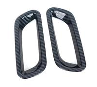 MALTAY Feux arrière remorque Pour Subaru XV 2012 2013 2014 2015 Cadre Phare Antibrouillard Avant Arrière Garniture Autocollante Fibre Carbone ABS(Arrière)