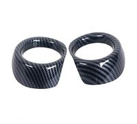 MALTAY Feux arrière remorque Pour Subaru XV 2012 2013 2014 2015 Cadre Phare Antibrouillard Avant Arrière Garniture Autocollante Fibre Carbone ABS(Front)