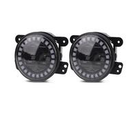 MALTAY Phare Antibrouillard Feux Jour À LED Blancs Et Ambrés 4 Pouces Pour Jeep Pour Wrangler TJ Pour Unlimited JK Pour Grand Pour Cherokee
